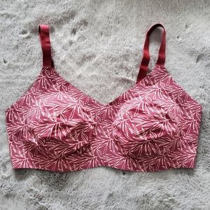 Knix Padded V Neck Bra Wide Strap Bra Size 8+